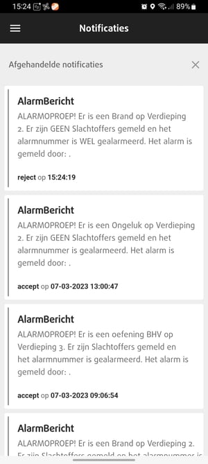Notificaties app